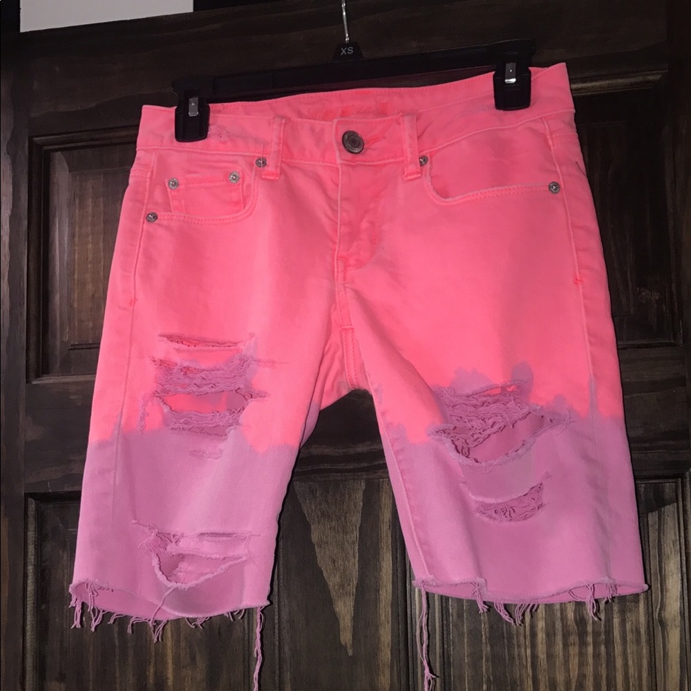 Custome dye and cut American Eagle Jeans